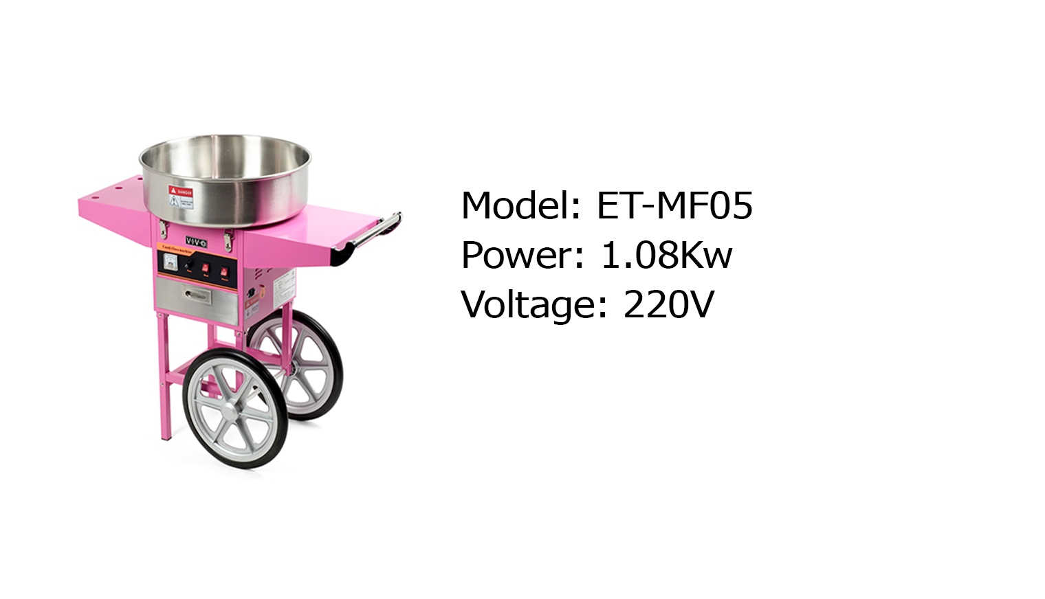 COTTON CANDY MACHINE W/ STAND